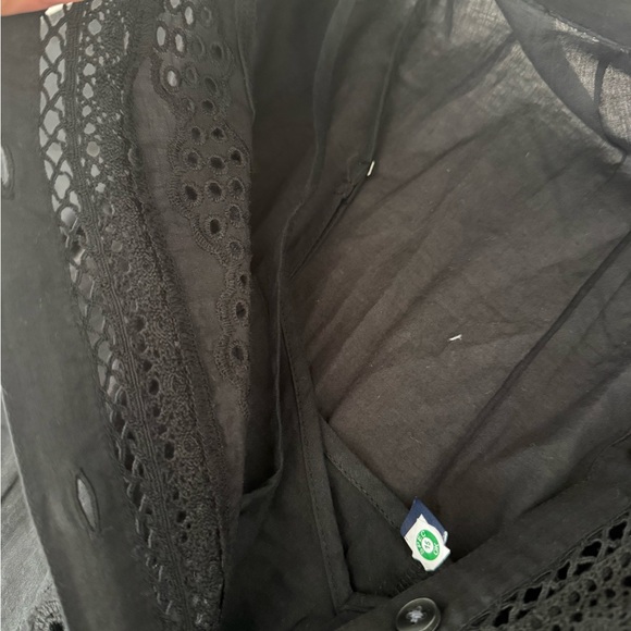 GAP Black Button-Down Midi Dress - Picture 4 of 7